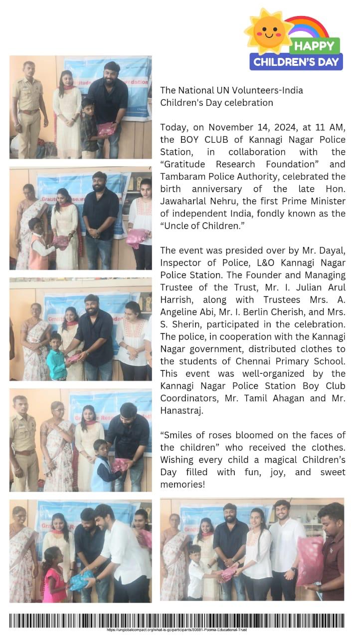 Spreading Smiles on Children’s Day